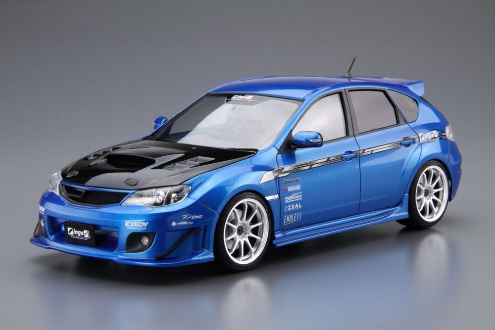 Aoshima 05875 TC#35 Ings GRB Impreza WRX STI '07 (Subaru) 1/24 model d