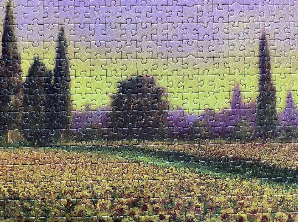 WYMIANA puzzle Educa, pole słoneczników, 1000 el.