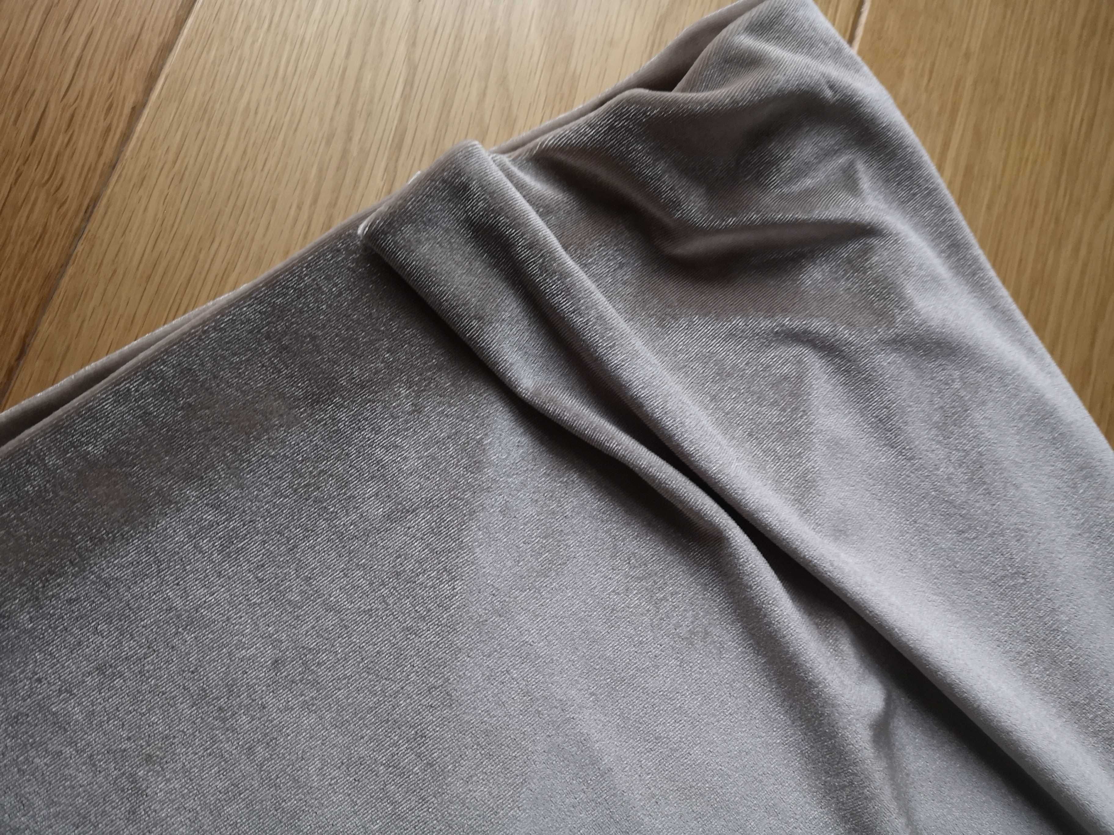 Simple Cp złota pudrowa spódnica maxi dluga 34/XS