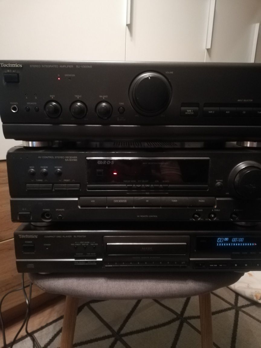 Zestaw Technics Wzmacniacz +Tuner+CD