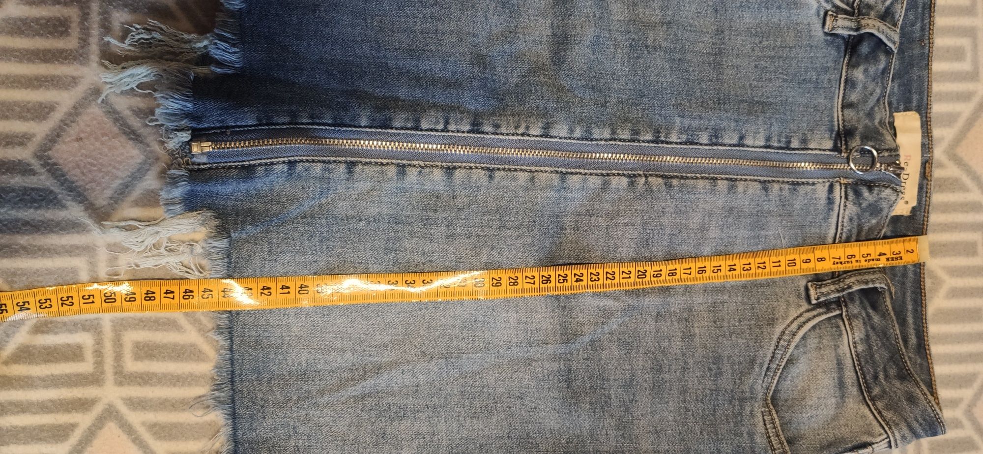 Jeansowa spódnica mini