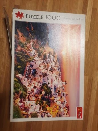 Puzzle 1000 Santorini Grecja Trefl