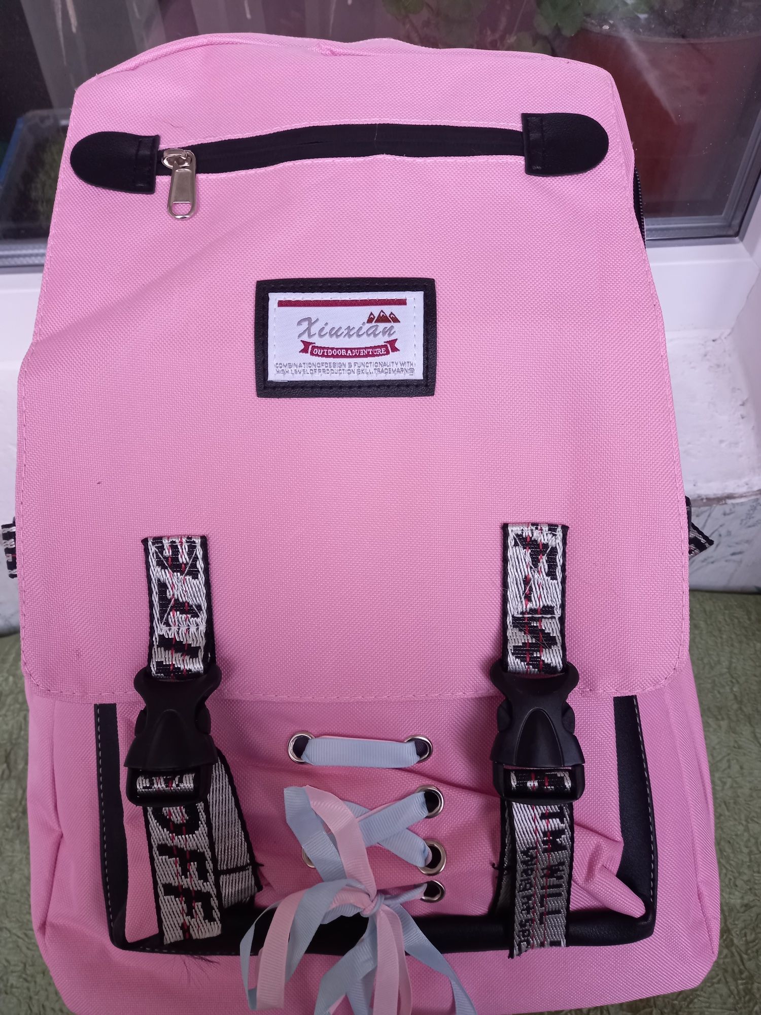 Молодежный рюкзак для девушек, девочек розового цвета