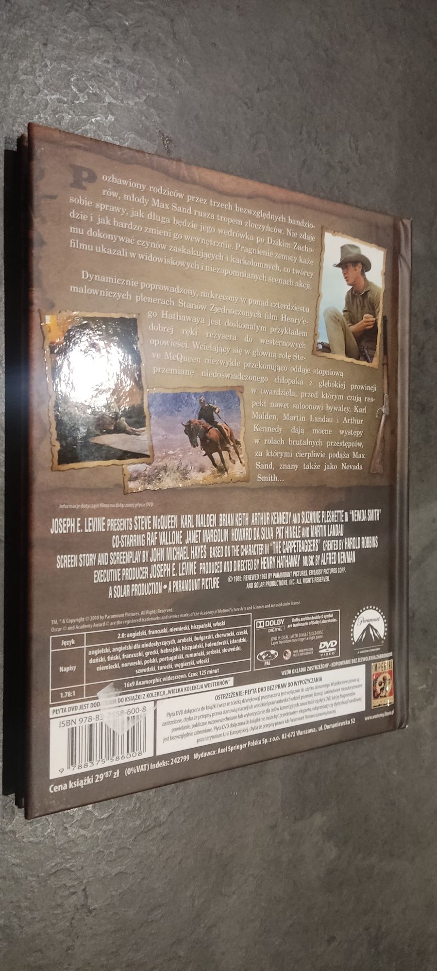 Nevada Smith Steve McQueen dvd western