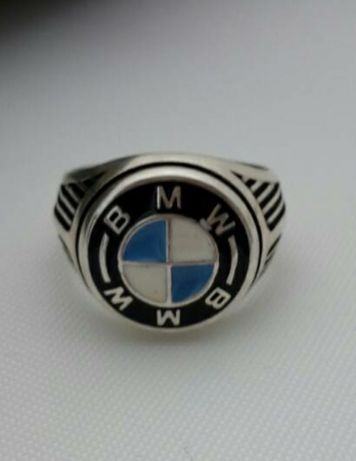 Srebrny sygnet 925 z Niemiec " BMW "