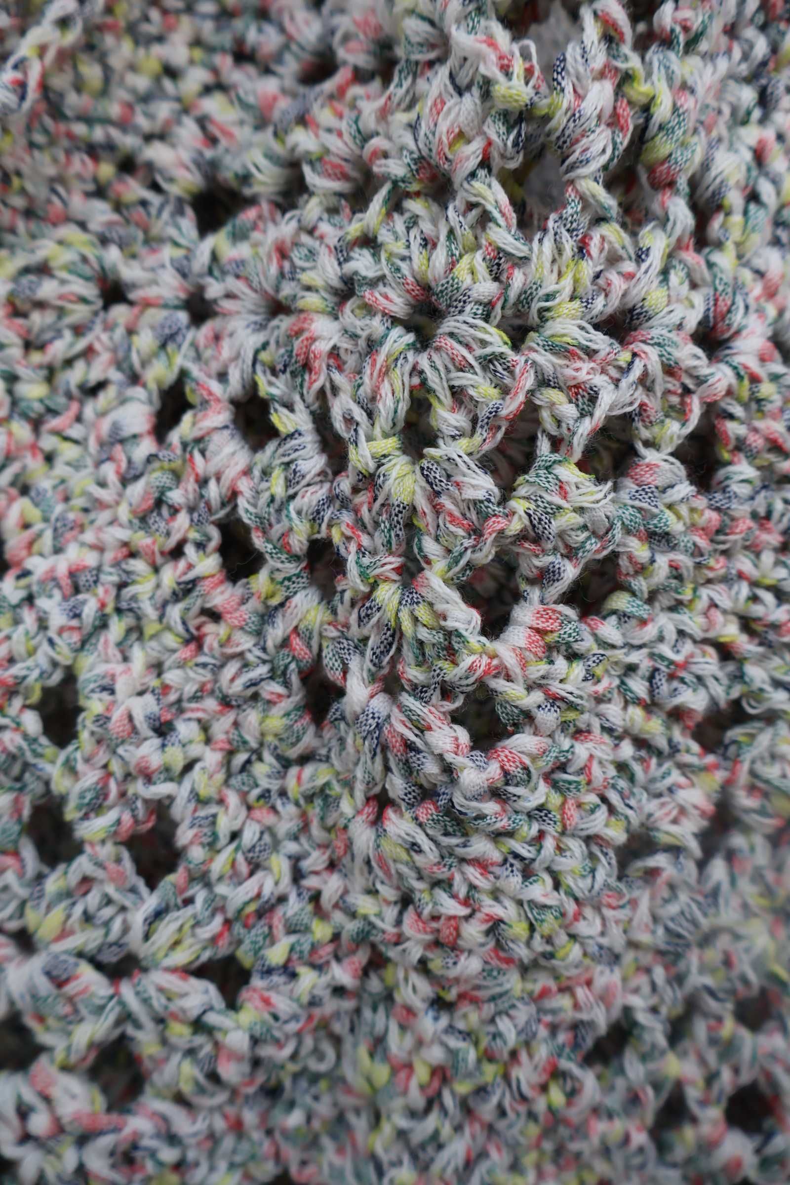 Szydełkowa siatka rękodzieło handmade