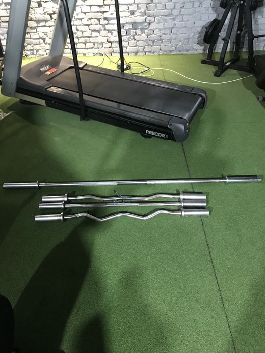 Гриф Олимпийский, изогнутый гриф, гриф для штанги, рукоятки, замки.