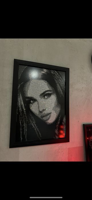 Подарунковий сет набір новорічний подарок / портрет кристалами