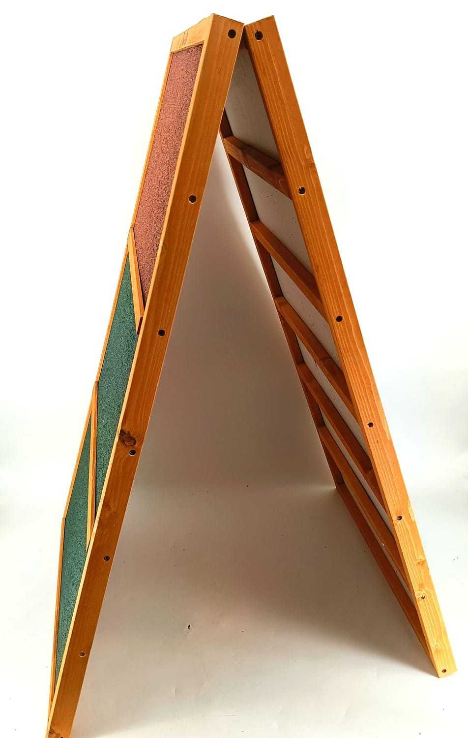 Rampa agility PawHut dla psa, składana, regulowana, 173×59×66 cm
