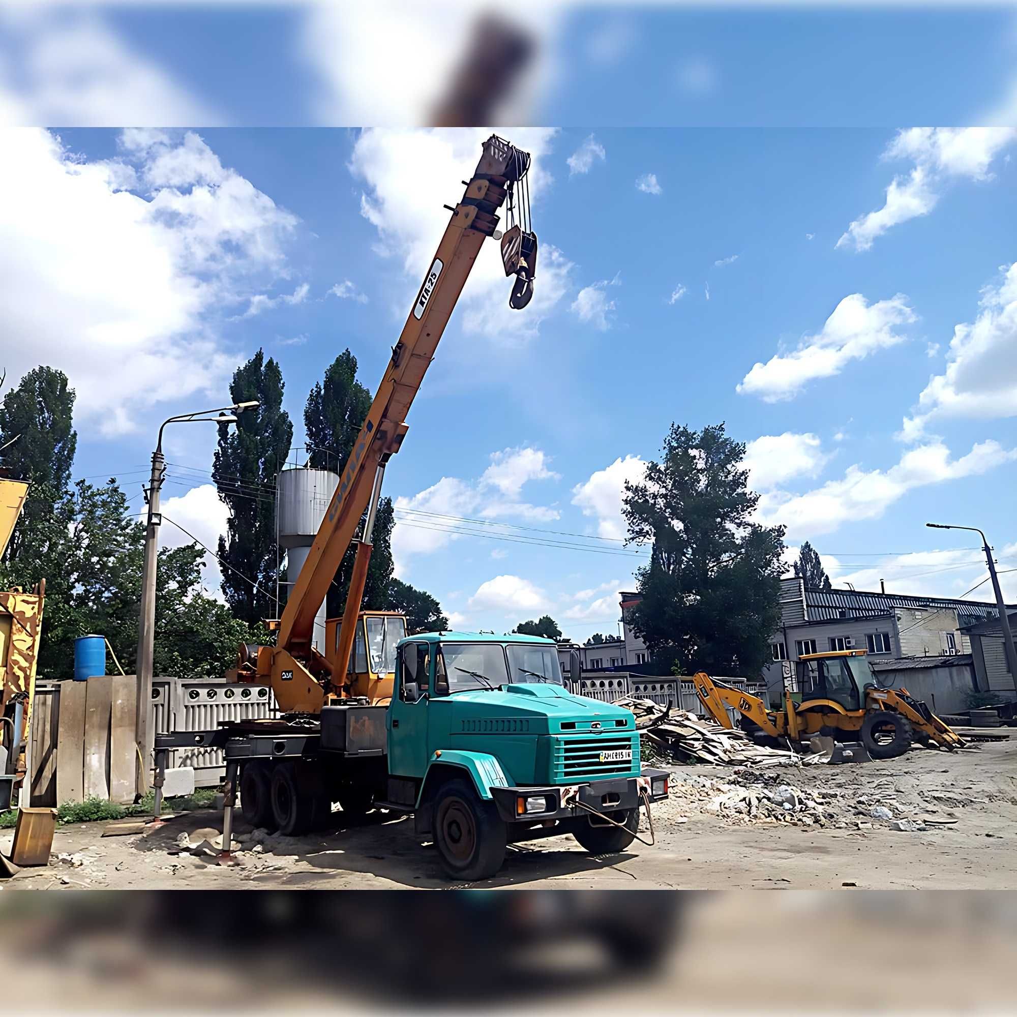 Послуги та оренда автокран 25 т, кран вездеход