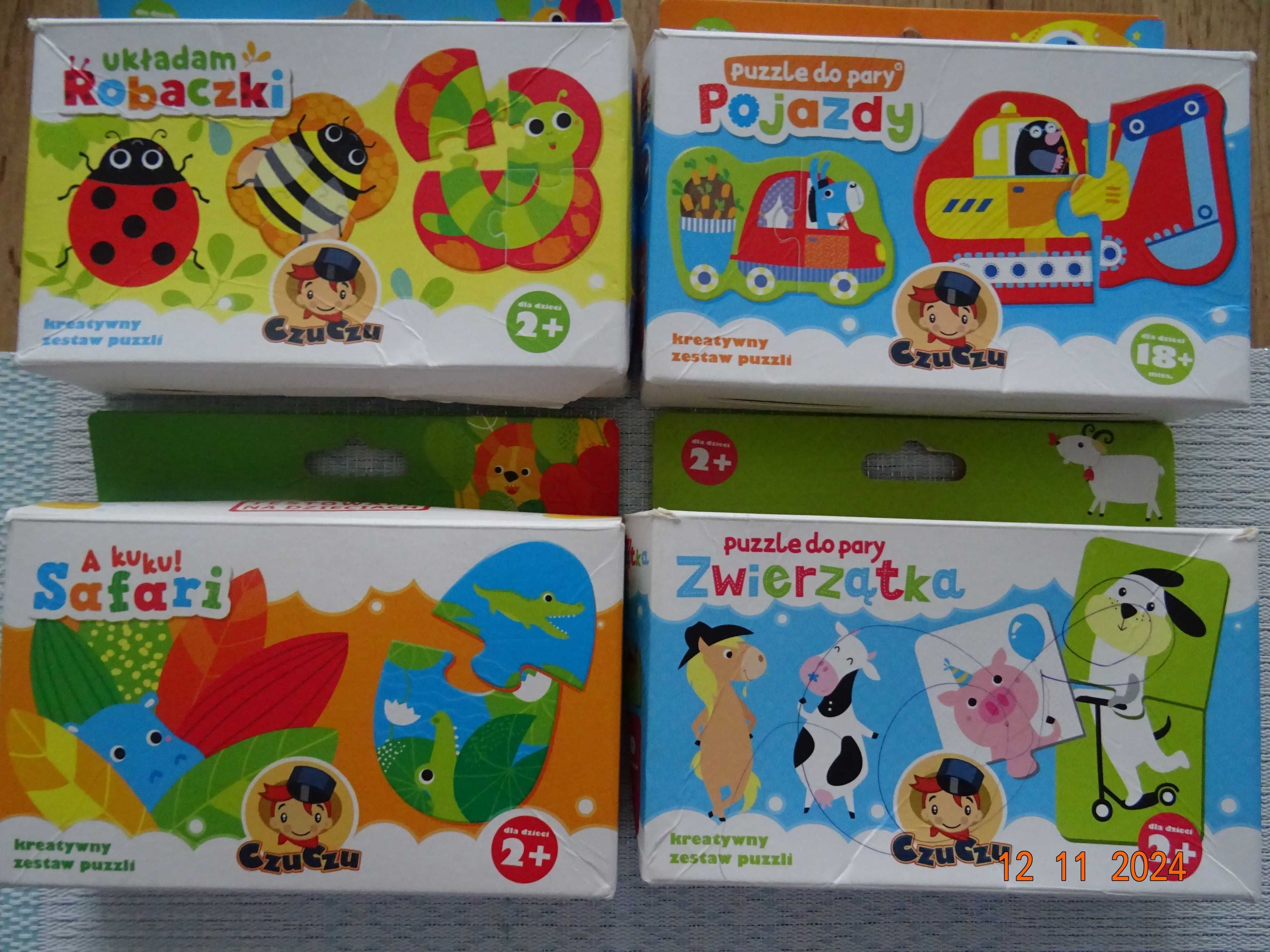 puzzle CzuCzu dla dzieci od 12 miesięcy(9 sztuk)