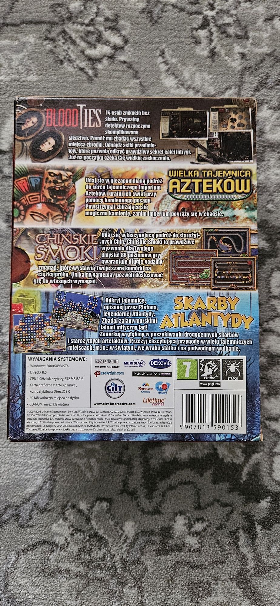 Brain College Skarby Atlantydy Chińskie Smoki Domino PC 5 gier