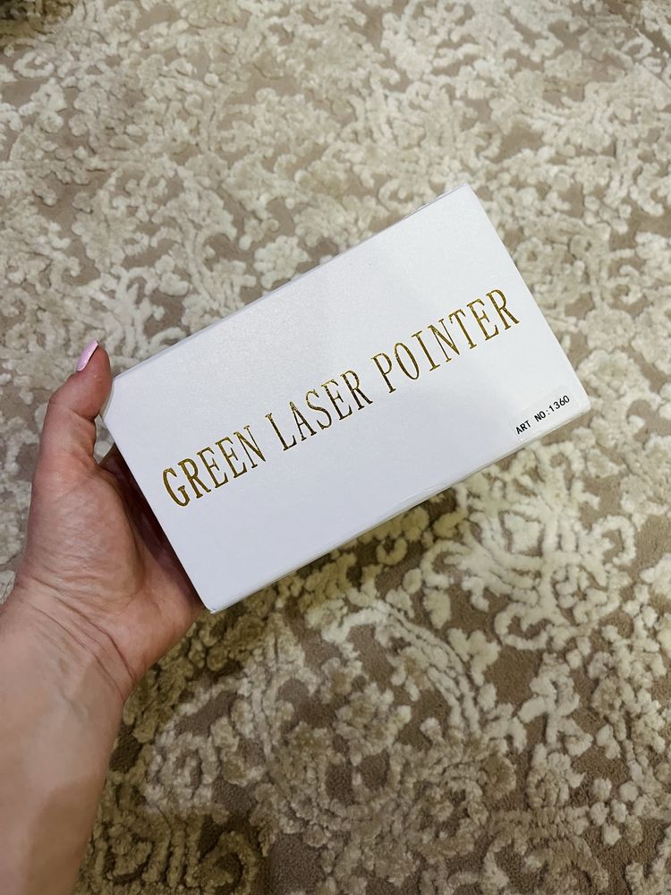 Лазер зелёный лазерная указка с насадкой Laser 303 Green