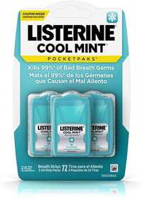 Набір освіжаючих смужок Listerine PocketPaks Breath Strips