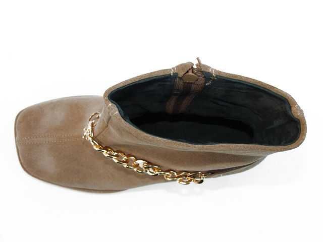 Botki BEYCO B-1 skóra zamsz kolor cappuccino r. 38, 40 SALE !!!