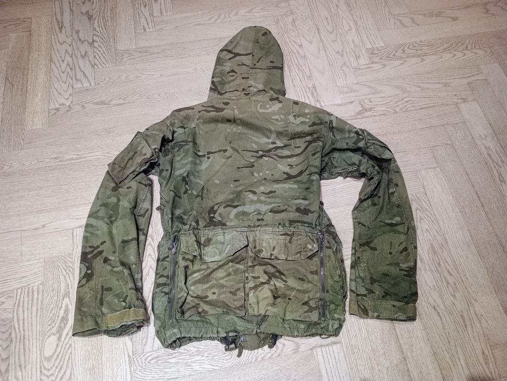 Custom Smock MTP PCS. Zielony, farbowany, kurtka, parka wojskowa