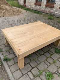 Stół stolik ogrodowy na taras drewniany 90x120