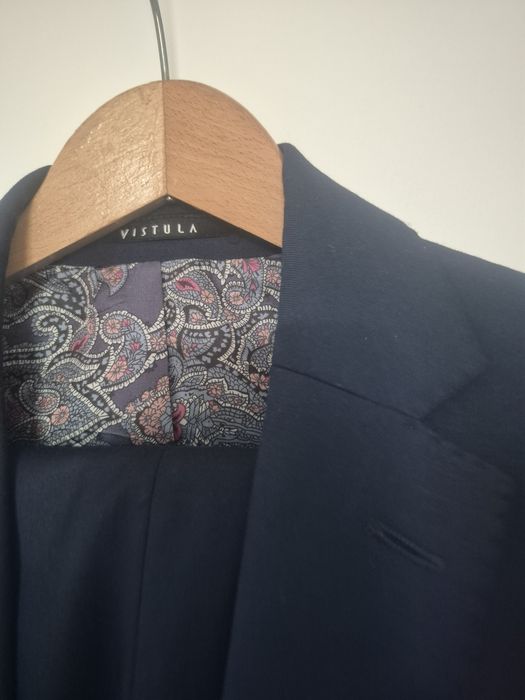 Garnitur Vistula  Slim granatowy 176