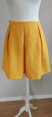 H&M r.S żółta spódnica