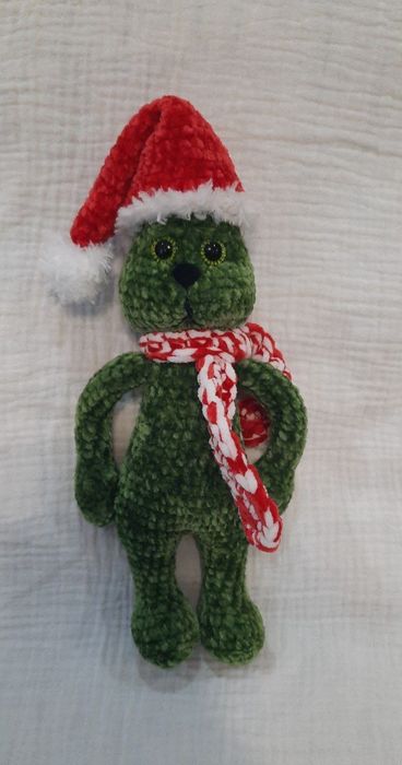 В'язаний Ґрінч / в'язані іграшки / плюшеві іграшки