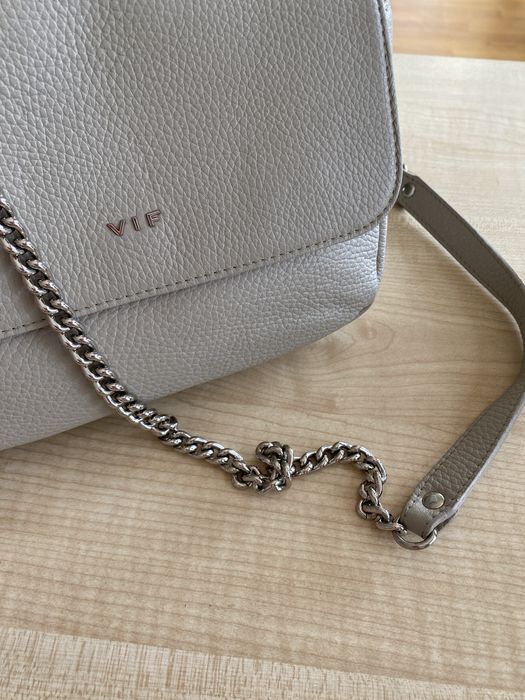 Сумка крос боді Vif шкіряна світла