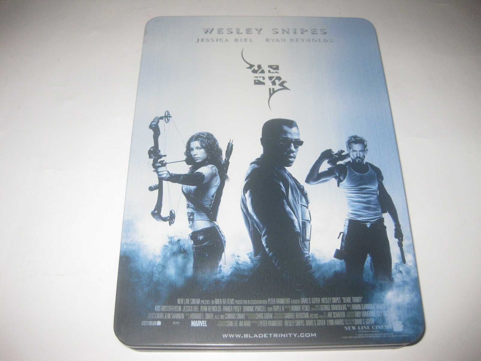 "Blade Trinity" com Wesley Snipes/2 DVDs/Steelbook