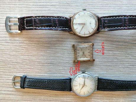 4 relógios vintage