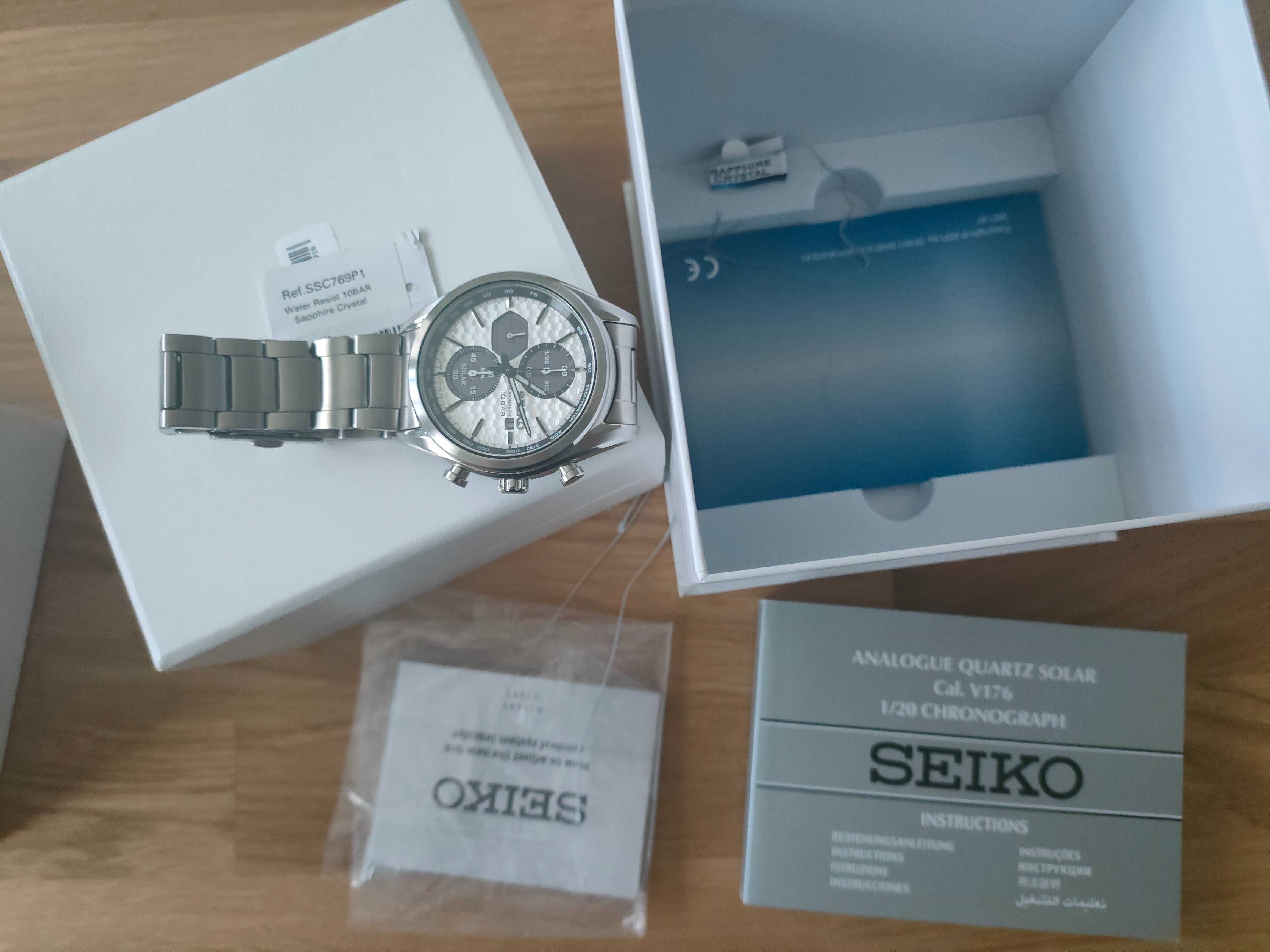 Zegarek męski Seiko Chronograph Macchina Sportiva Solar SSC769P1