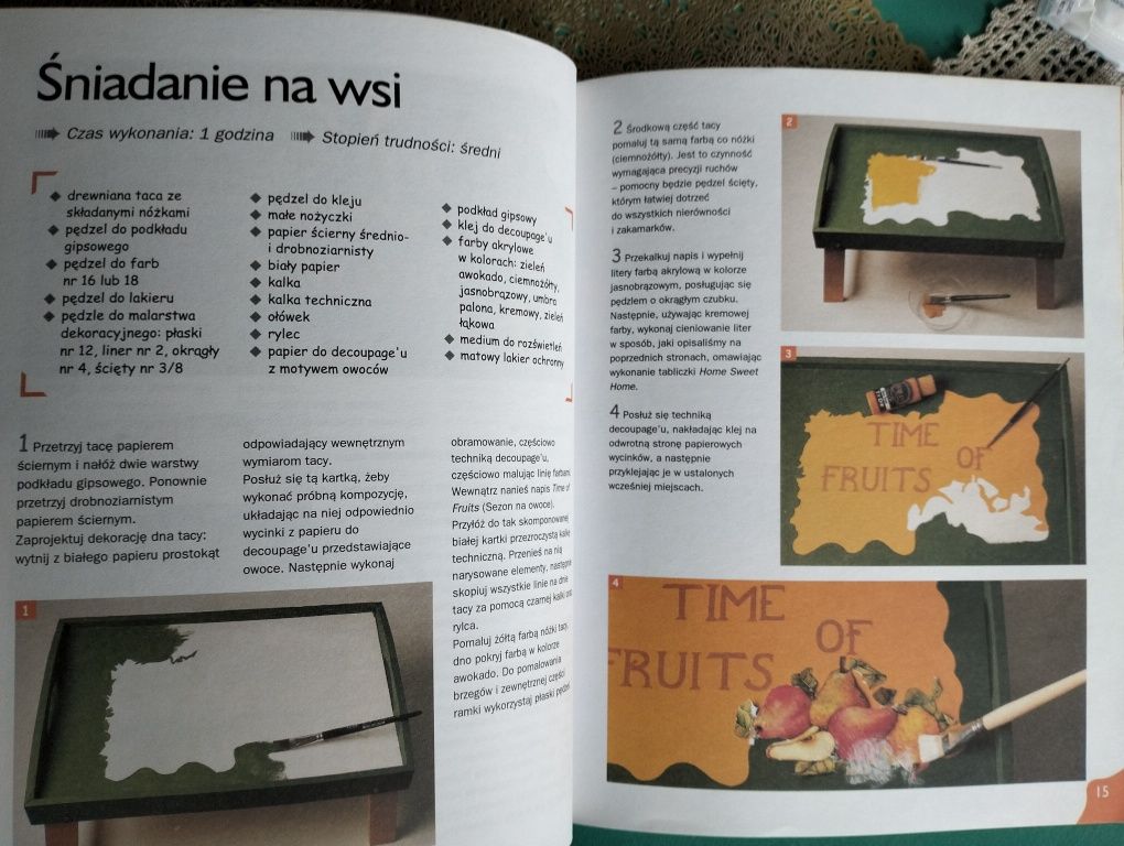 Książka : Decoupage w stylu rustykalnym