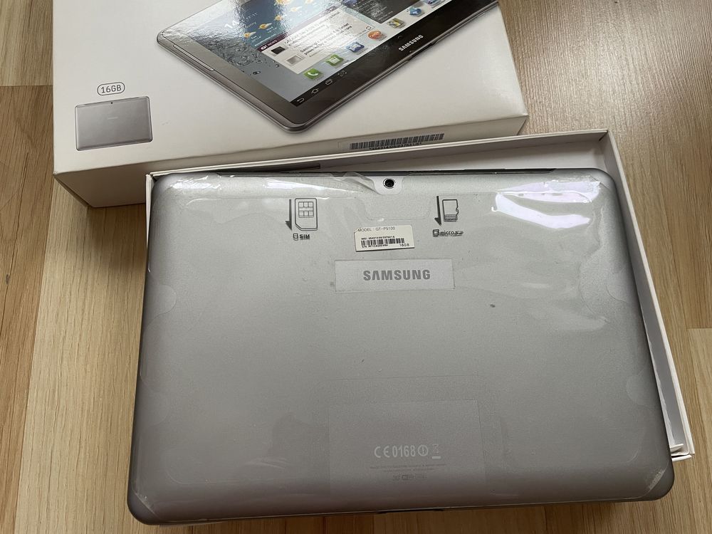 Tablet Samsung Galaxy Tab 2 10.1 P5100, komplet + etui, sprawny, SIM