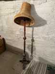 Drewniana lampa stojaca prl