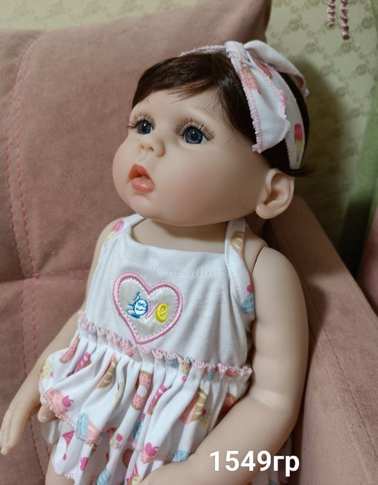 Лялька реборн дівчинка reborn кукла вініл