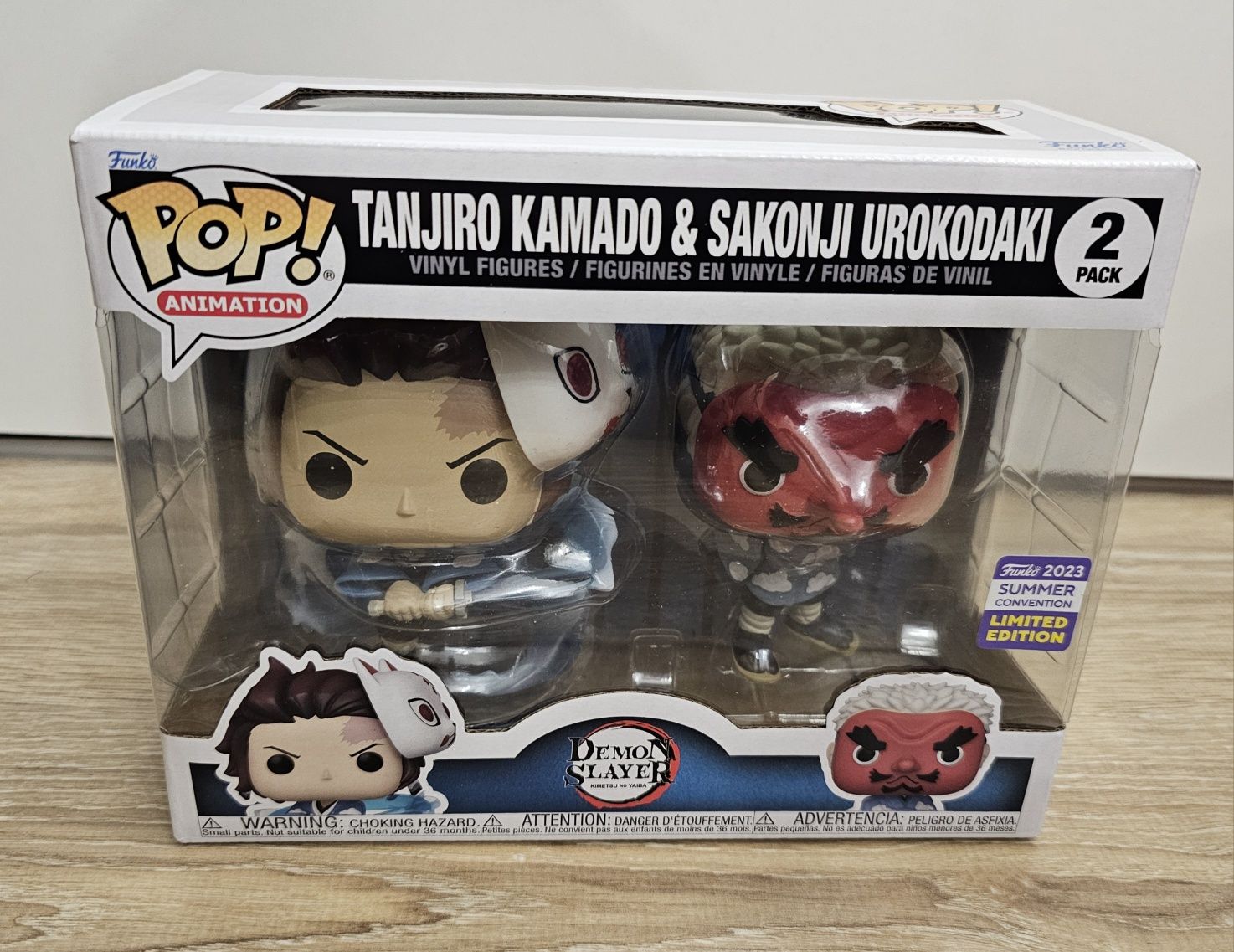 Figurka Funko Pop, Tanjiro Kamado, Sakonji Urokodaki, Demon Slayer