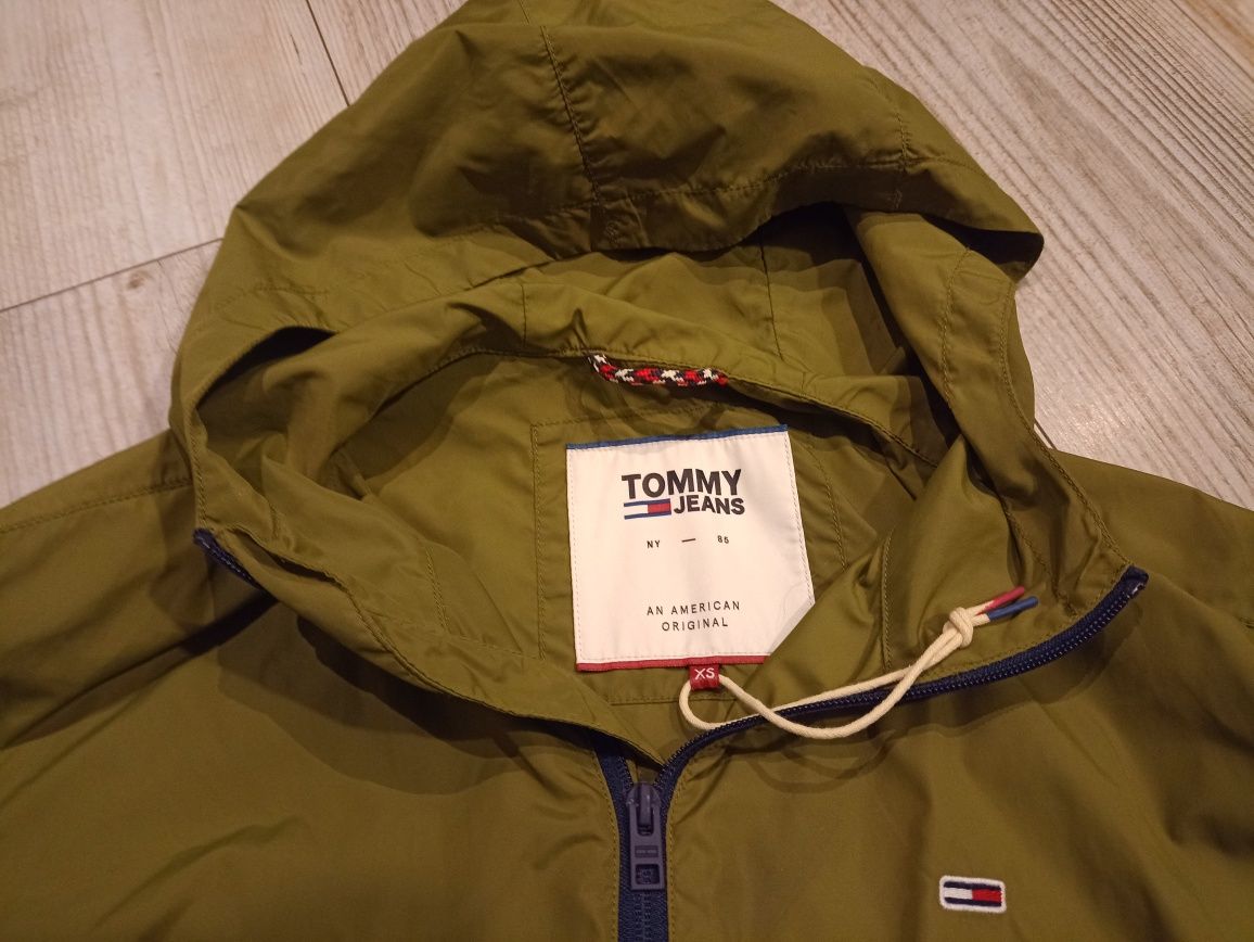 J.nowa kurtka wiatrówka męska ortalion Tommy Hilfiger r. XS