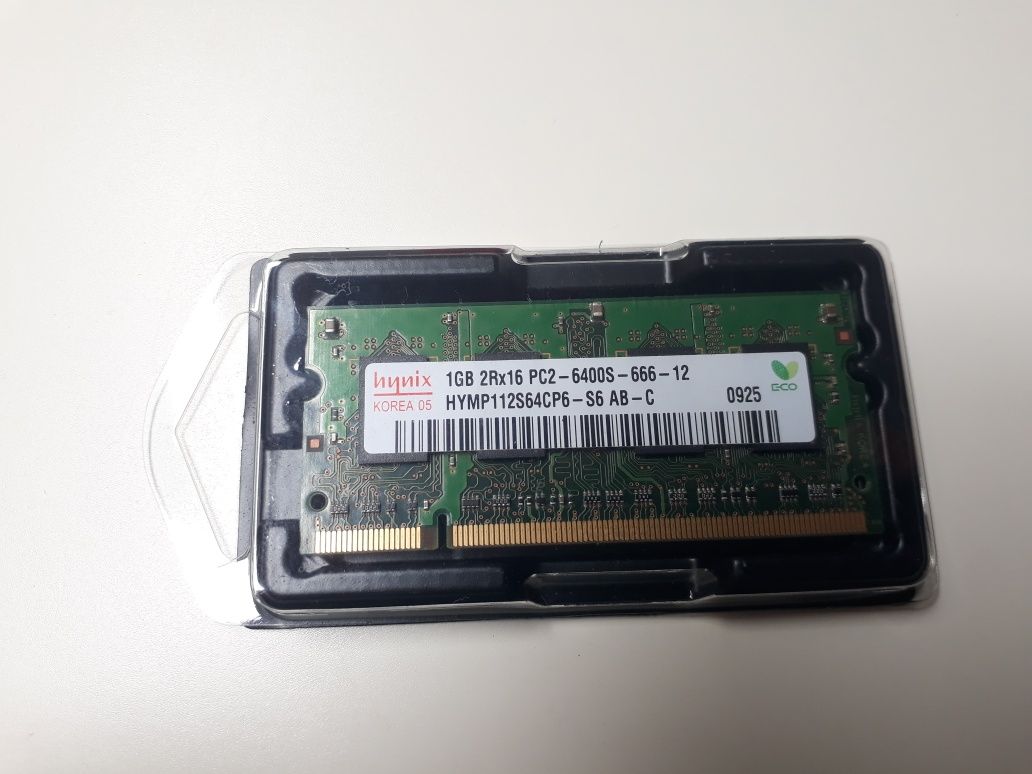 1 GB Ram DDR2 800MHz PC2 6400S SO-DIMM
