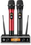 Tonor TW-820 2 x bezprzewodowy mikrofon kardioidalny + odbiornik UHF