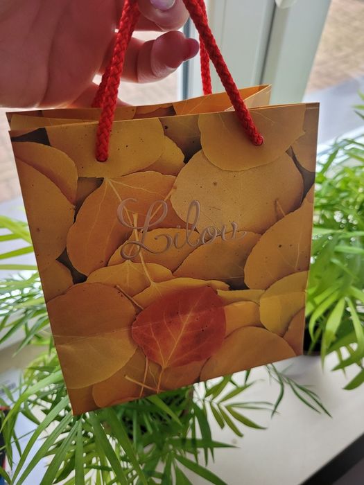 Lilou torebeczka papierowa na biżuterię. Jesienna