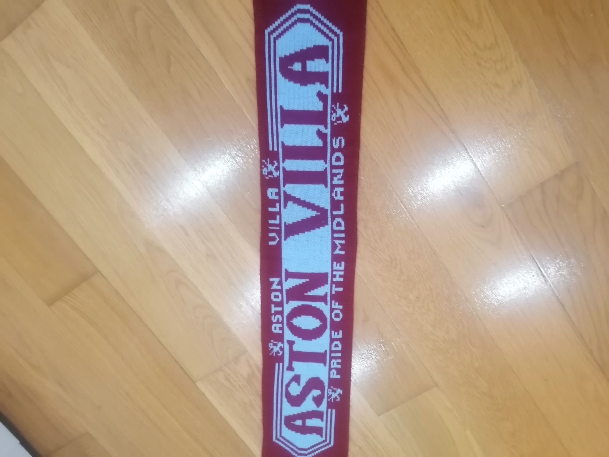 Cachecol Aston Villa clube Ingles