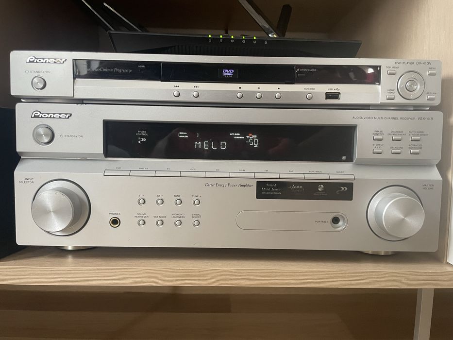 Kino domowe - Amplituner Pioneer + DVD