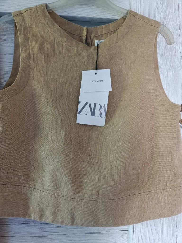 Komplet lniany Zara