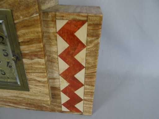 Zegar Art Deco elegancki francuski - Film Gong