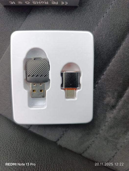 Бездротовий USB міні-адаптер EKIY 2в1 для автомобіля з Apple CarPlay а