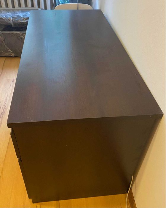 Biurko 135x65 cm – solidne, gruby blat 3 cm, do biura lub dla dziecka