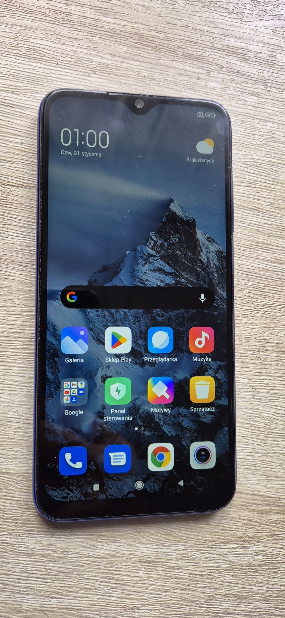 Wyświetlacz z ramką do Redmi Note 8.