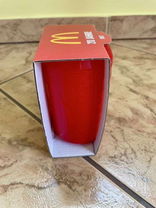 Szklanka Coca-Cola McDonald’s edycja limitowana czerwona Coca Cola
