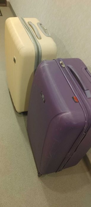 Duża walizka turystyczna WITTCHEN i mniejsza  na kolkach