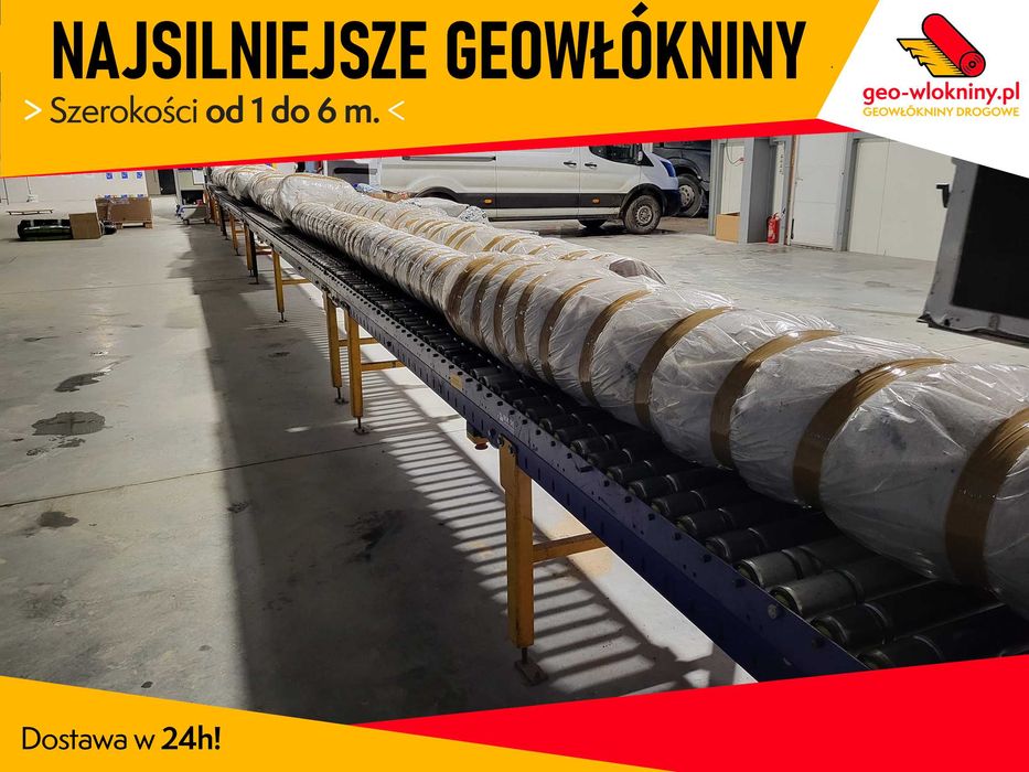 NAJSILNIEJSZA Geowłóknina Geowłókniny PP Polipropylen do 6m 200 400