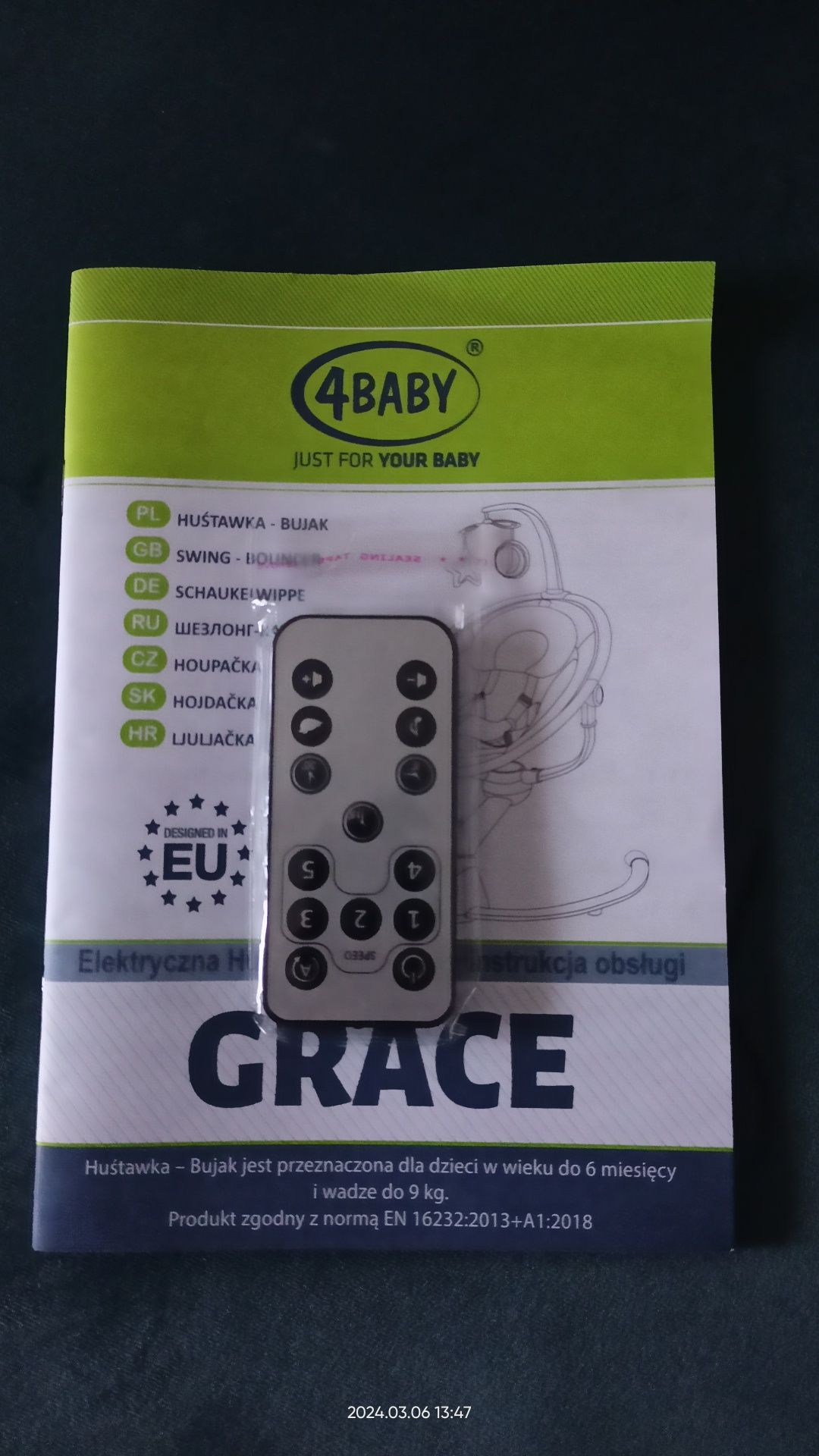 Huśtawka elektryczna 4baby grace