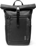 tomtoc Rolltop plecak na laptopa dzienny plecak na laptopa czarny