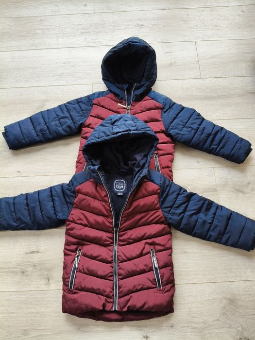 Kurtki zimowe bliźniaki r.104
